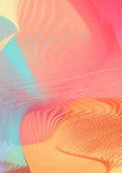 Abstract Waves 1 Denim Blue
