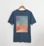 Abstract Waves 2 Denim Blue