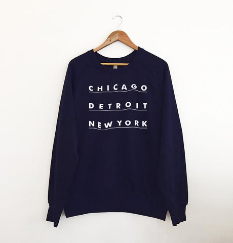 3 Cities Sweatshirt Navy