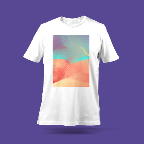 Abstract Waves White